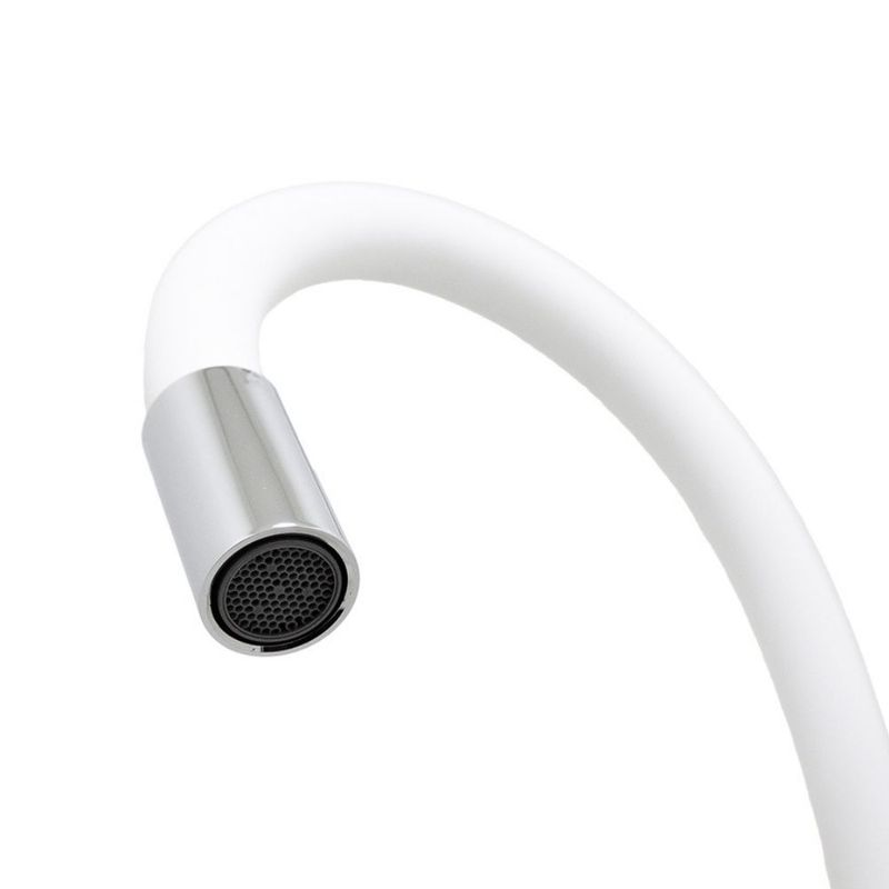 Torneira para Cozinha Mesa 1/4V Bica Alta Branco Color Flex 3069 C29