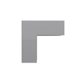 Cotovelo Externo 20x10mm para Canaleta Branca Alumbra 1 Peça