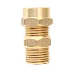 Niple Sae 1/2x3/8" com Porca 3/8 Emmeti