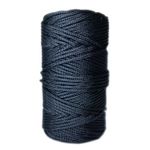 Corda Trançada de Poliéster 4,0mm x 100m Preto