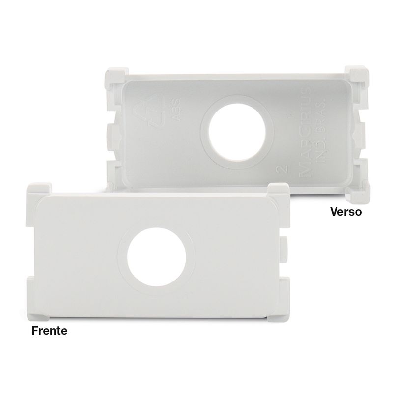 Módulo Saída de Fio com 2 Peças Branco Linha B3