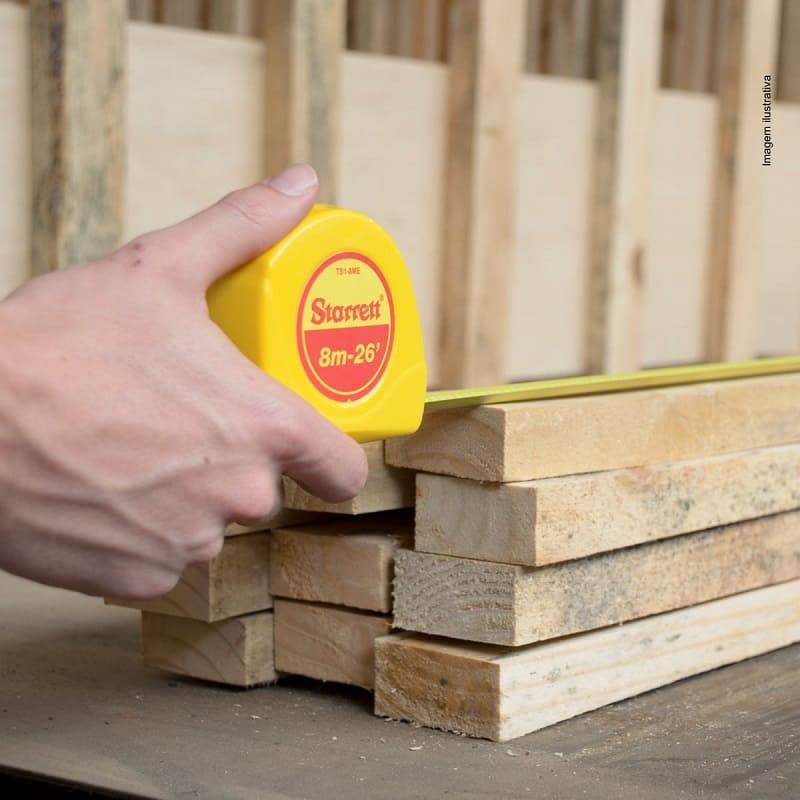 Trena de Bolso 3M 10mm sem Imã Starrett