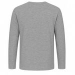 Camiseta Algodão/Poliéster Cinza Manga Longa Tam GG Tockformes