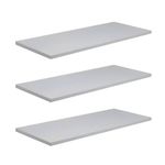 Prateleira MDF Branco sem Suporte 100x20x1,5cm