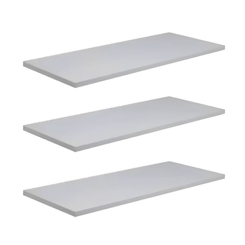 Prateleira MDF Branco sem Suporte 100x20x1,5cm