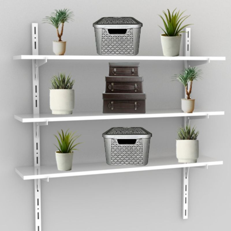 Prateleira MDF Branco sem Suporte 100x20x1,5cm