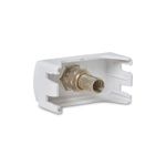 Módulo Tomada Coaxial para Antena de TV Branco Miluz