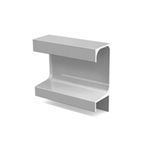 Puxador de Encaixe 15mm Alumínio Fosco