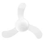 Ventilador de Teto Petit Branco 2 Lâmpadas E27 Controle Remoto Bivolt