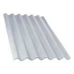 Telha de Fibrocimento Ondulada 4mm 2,44x0,50m Confibra