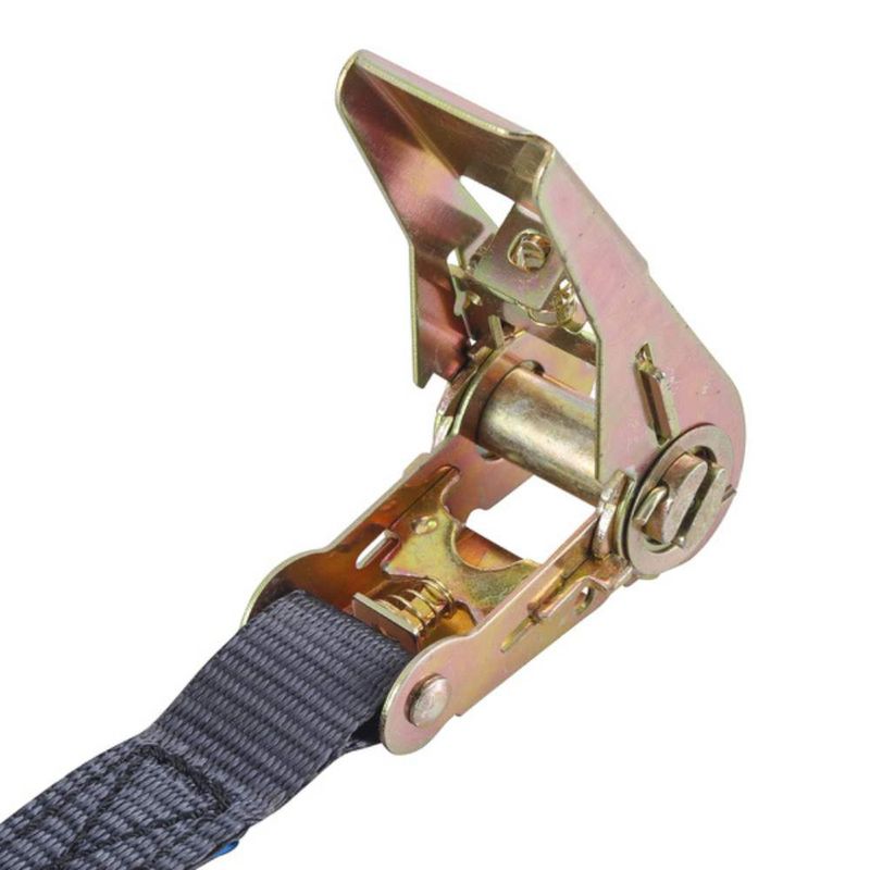 Cinta de Amarração com Catraca e Gancho J 28mmx4,6m até 0,75T Preta