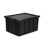 Caixa Profissional com Tampa 135L Preta