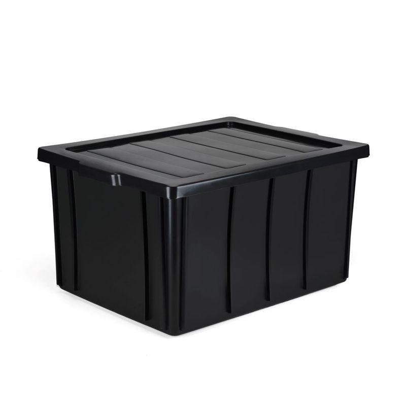 Caixa Profissional com Tampa 135L Preta