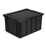 Caixa Profissional com Tampa 135L Preta