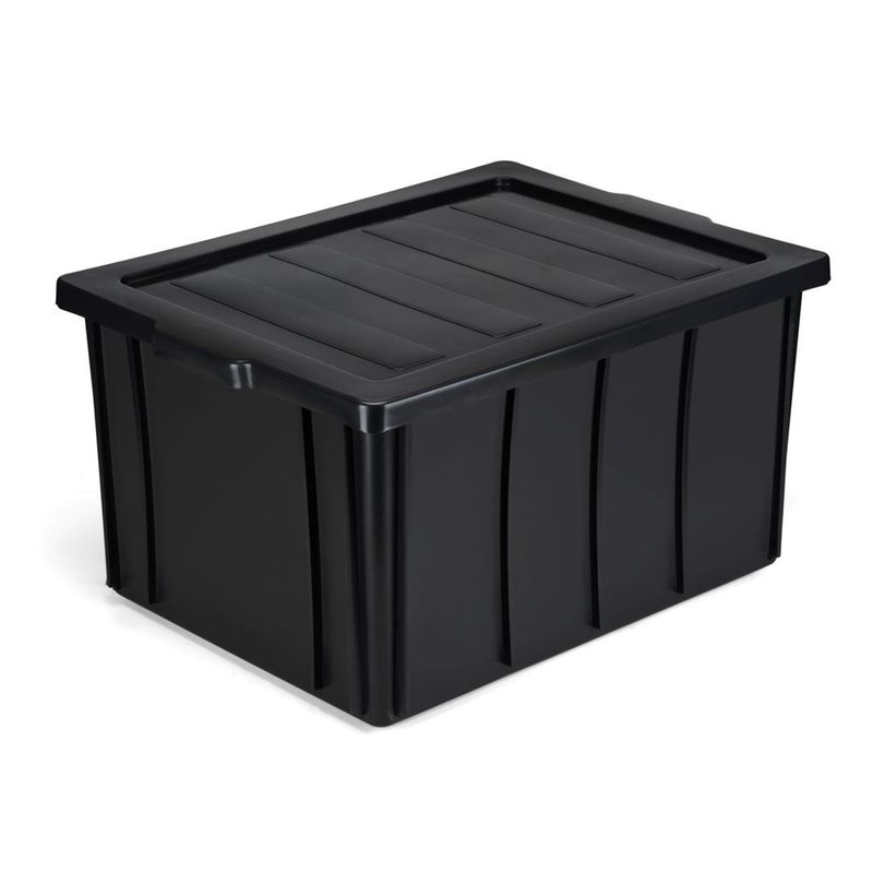 Caixa Profissional com Tampa 135L Preta