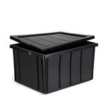 Caixa Profissional com Tampa 135L Preta