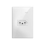 Conjunto Tomada 2P+T 10A/250V 4x2 Branco Simon 35