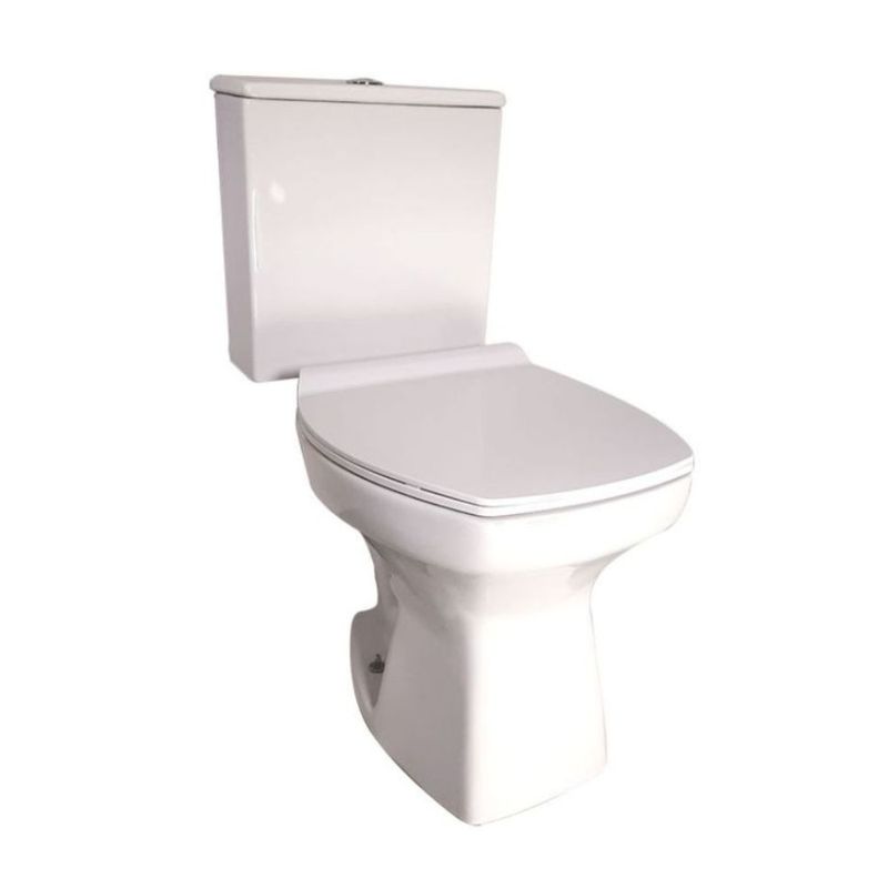 Kit Vaso Sanitário com Caixa Acoplada Taiti Plus 3/6L Branco Mondialle