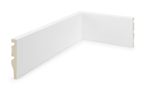 Rodapé Poliestireno Branco Liso 7x1,5x240cm