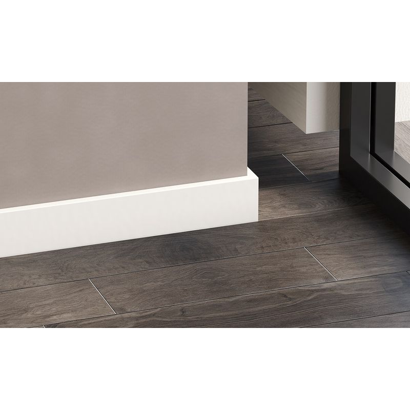 Rodapé Poliestireno Branco Liso 7x1,5x240cm