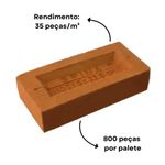 Tijolo Cerâmico Maciço Vermelho 10,5X5X22,5cm Spina