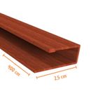 Rodaforro para Forro de PVC Mogno 4m