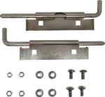 Trinco para Porta de Enrolar Lateral Interno Metal Cromado 02 Peças