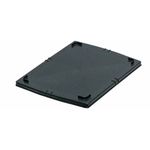 Tampa para Caixa Plástica Organizadora 15L Preta