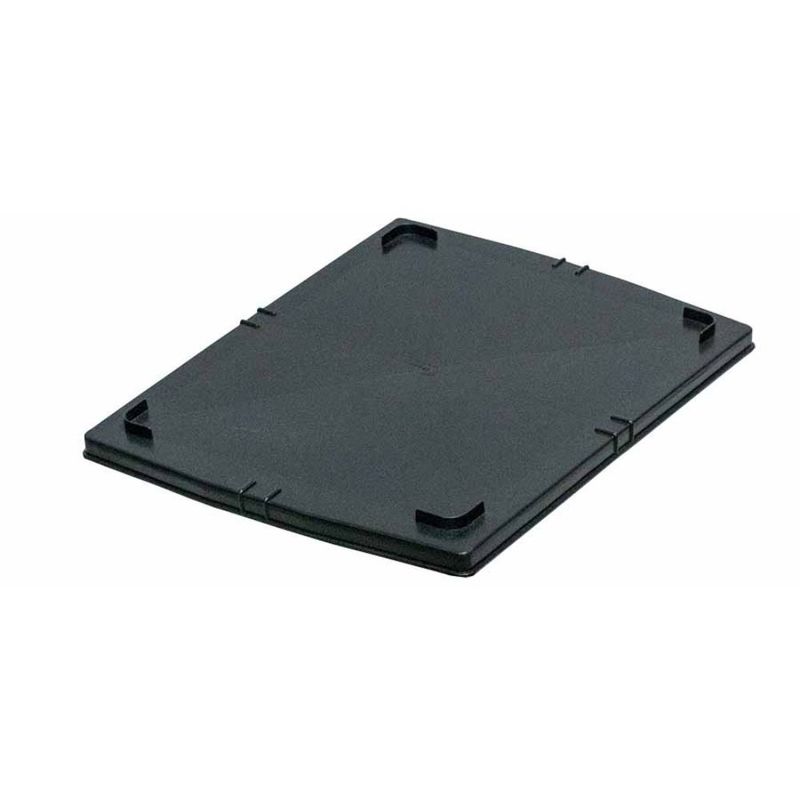 Tampa para Caixa Plástica Organizadora 15L Preta