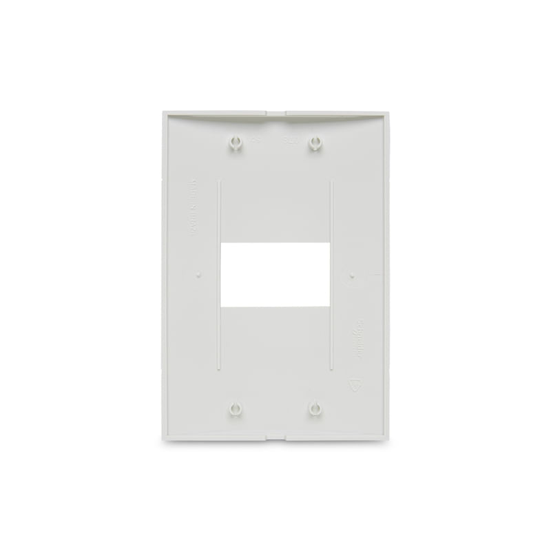 Placa 1 Posto 4x2 sem Suporte Branca Lunare