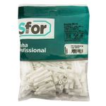 Bucha Universal Plástica com Aba MU 6 200 peças