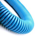 Mangueira Espiral Compressor Pistola 15 metros 1/4" NPT Azul Arcdal