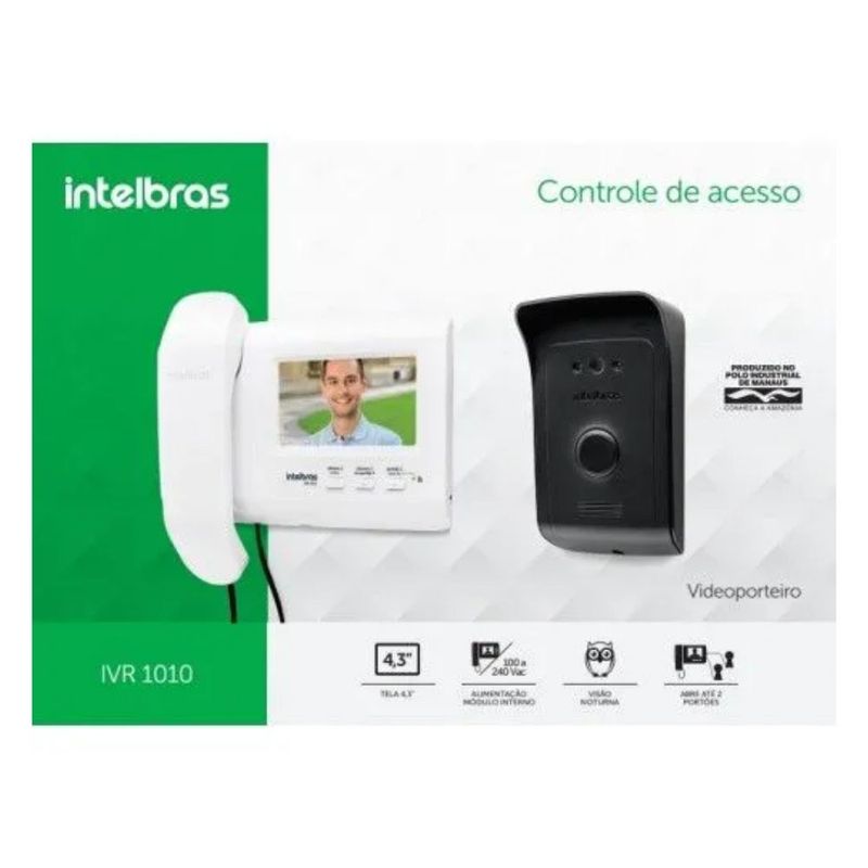 Kit Videoporteiro Colorido IVR1010