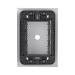 Placa Saída de Fio 4x2 com Suporte Branca Liz