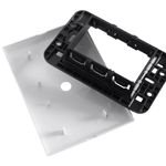 Placa Saída de Fio 4x2 com Suporte Branca Liz