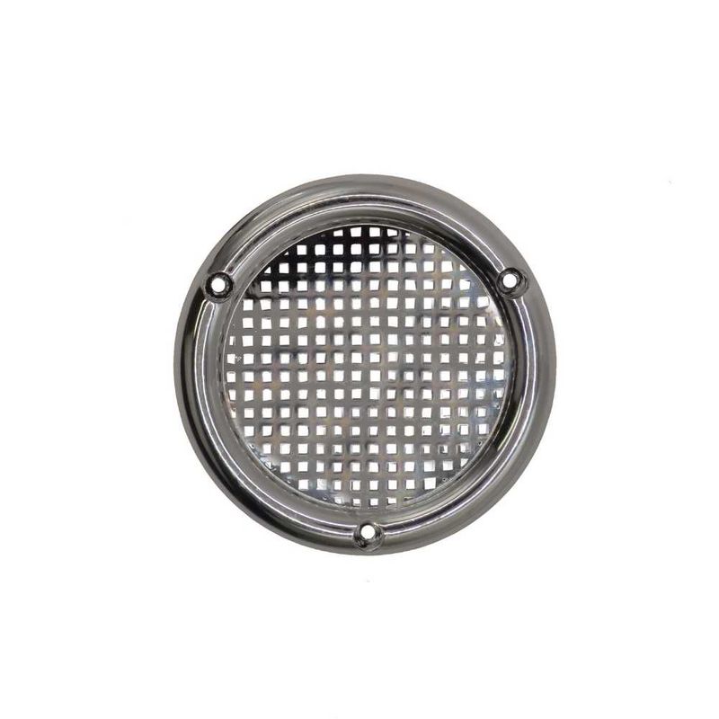 Tampa de Respiro 75mm Metalizada 2 Peças