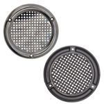 Tampa de Respiro 75mm Metalizada 2 Peças