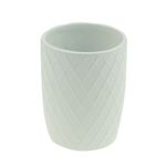 Kit Banho 3 peças Cerâmica Branco Wolff Black Diamond