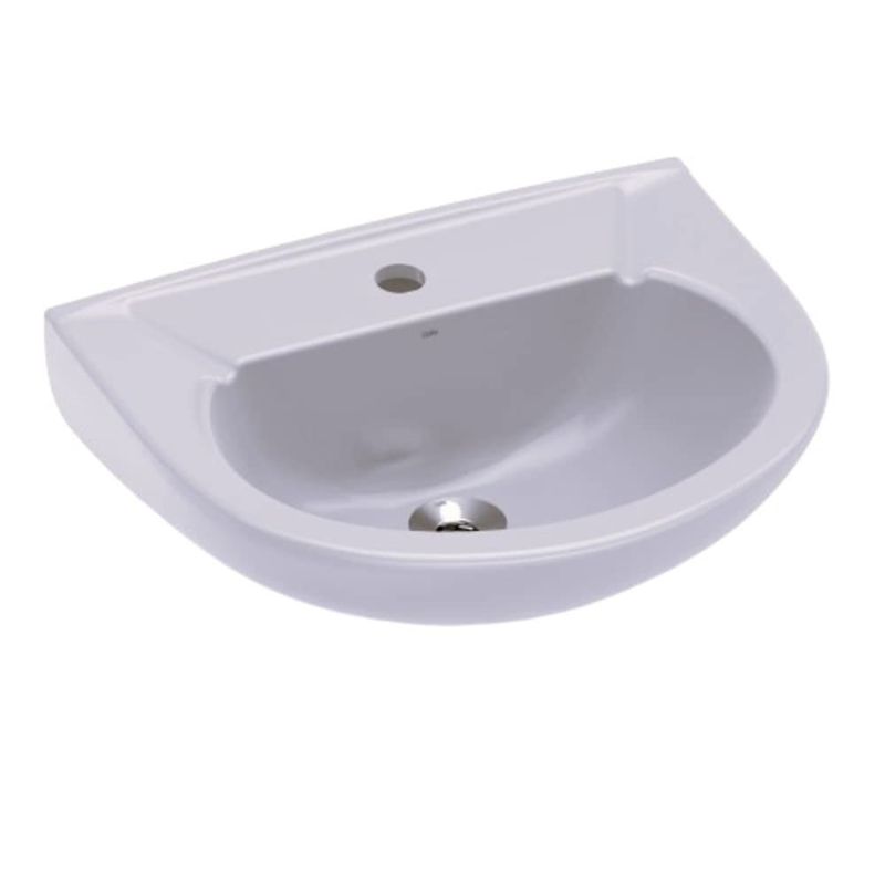 Lavatório Louça para Coluna Saveiro/Azaléia 47x39,5cm Cinza