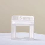 Espaçador para Nivelamento Clip Branco 1,5mm c/ 500 Peças Promax