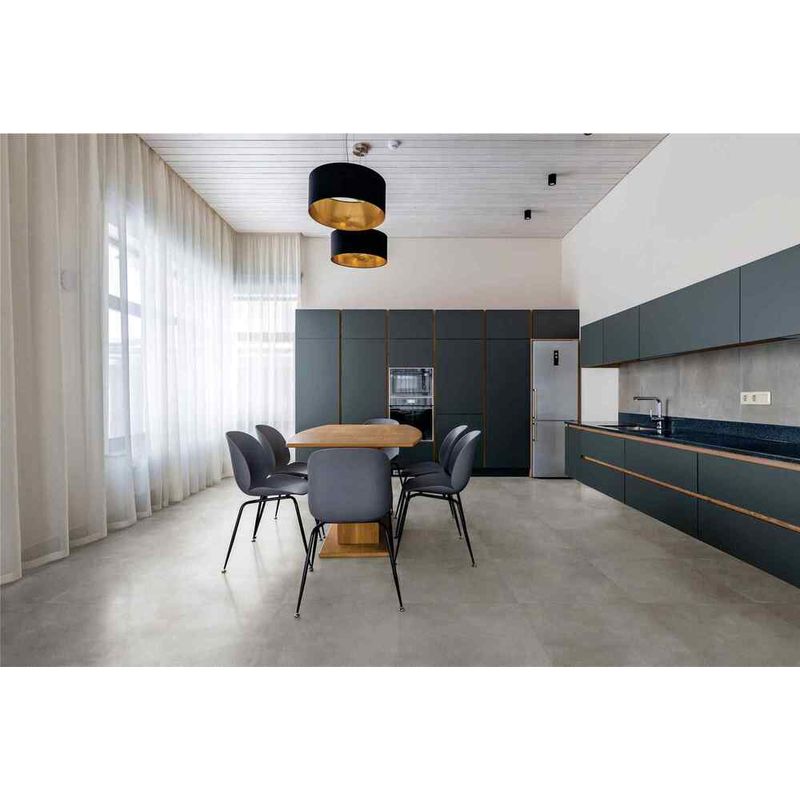 Porcelanato Madrid Bloc Retificado Acetinado Cinza 63x63cm 2,75m2