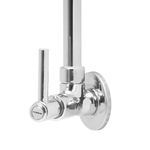 Torneira para Cozinha Parede 1/4V Bica Média Cromada DN15