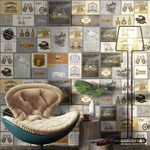 Revestimento Vintage Retificado Acetinado Miscelânea 31x120cm 2,20m2