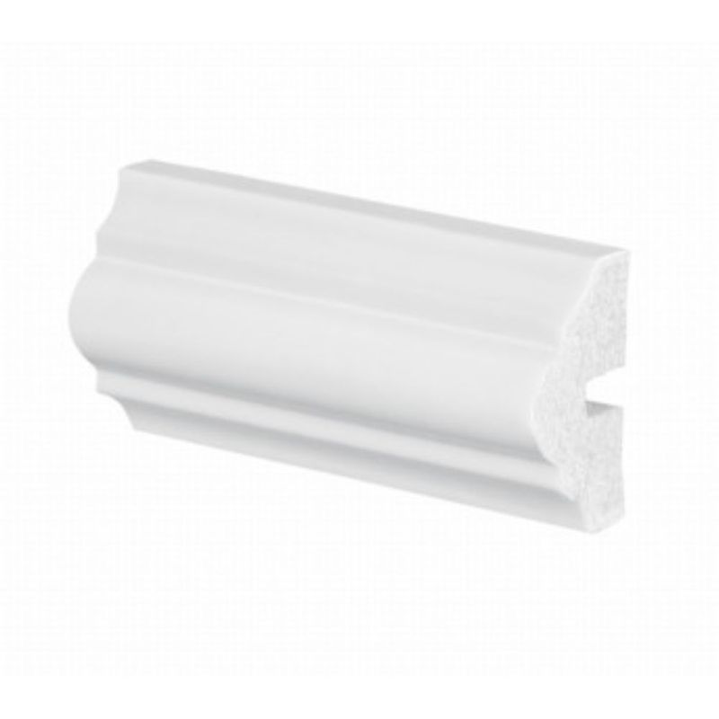 Rodameio Poliestireno Branco Frisado 4x17x240cm