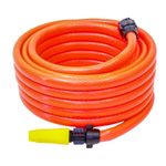 Kit Mangueira Reforçada, Esguicho, Conector Laranja 10m 1/2" Taivi