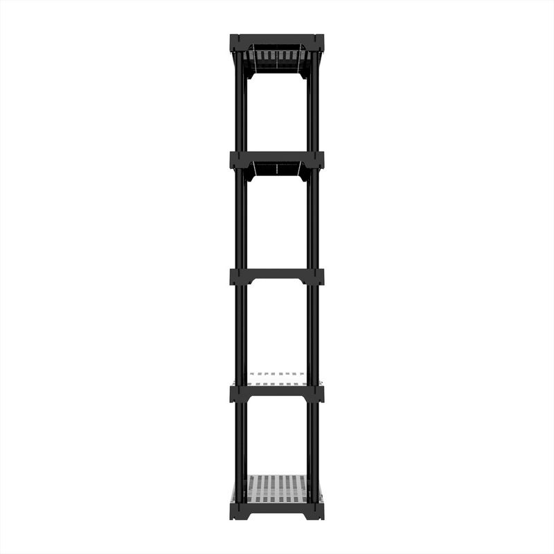 Estante Plástica Poly Eco5 - 5 Prateleiras Preto 70x35x167cm