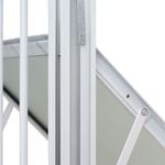 Maxim-ar Vidro Boreal com Grade Alumínio Branco 60x60cm