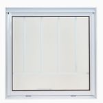 Maxim-ar Vidro Boreal com Grade Alumínio Branco 60x60cm