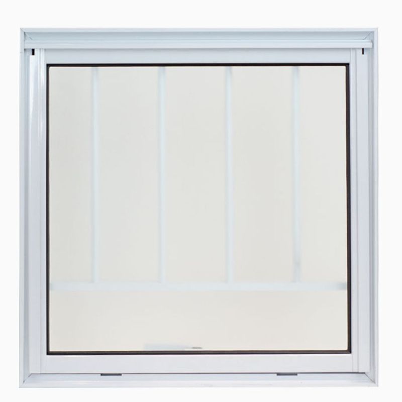 Maxim-ar Vidro Boreal com Grade Alumínio Branco 60x60cm