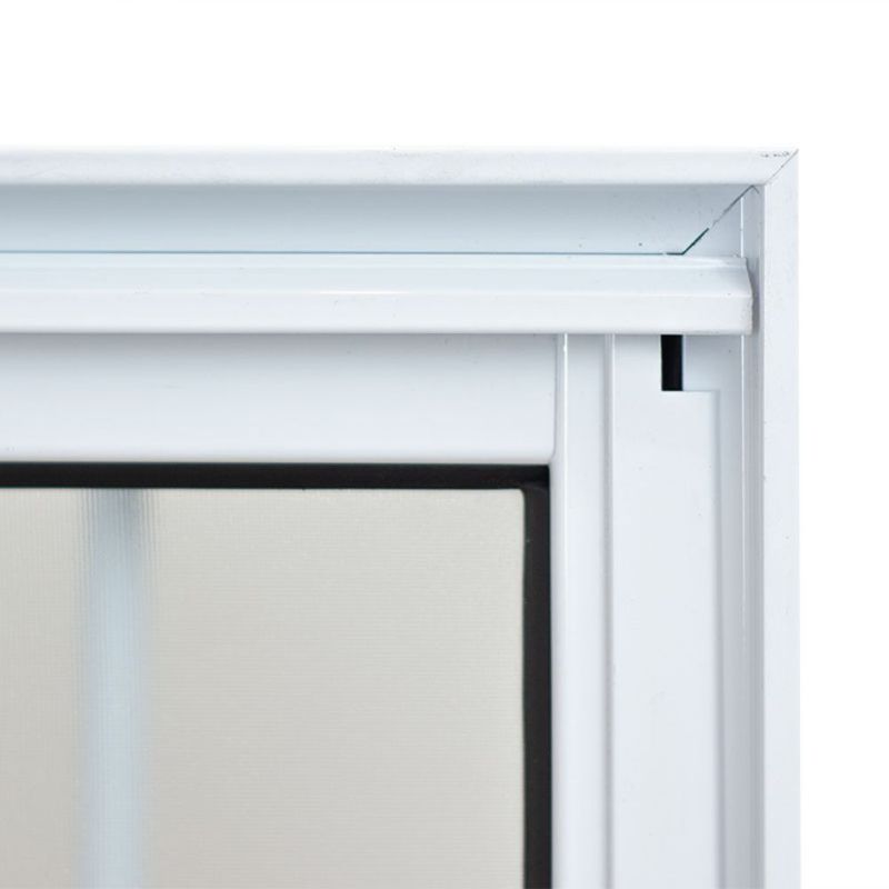 Maxim-ar Vidro Boreal com Grade Alumínio Branco 60x60cm